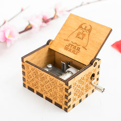 Wooden SW Music Box Ornament