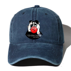 Retro Washed TVD Pattern Baseball Cap