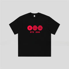 BTS 2026 LOGO Short-sleeved T-shirt Tops