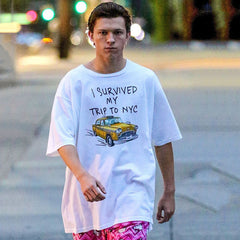 Unisex I Survived My Trip To NYC Graphic Tom Casual T-shirt