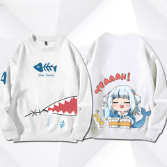 Gawr Gura Loose Long-sleeved Sweatshirt