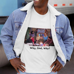 Friends Why God Why Joey Graphic Printed T-Shirt