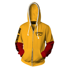 Anime 3D Printed Cosplay Zipper Hoodie