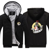 Unisex Game Print Zipper Thickened Jacket