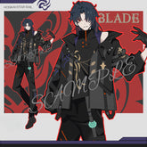 Unisex Blade Game Cos Jacket Pants Set