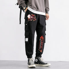 Casual Men's Game Print Black Sweatpants