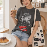 Jimin Blondie Graphic Crewneck T-Shirt