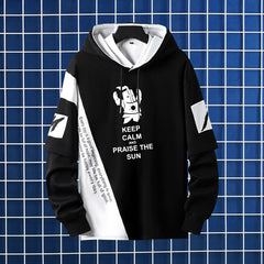 Men's Game Color Block Hooded Jacket