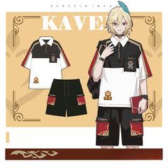 Kaveh Game Cos T-shirt Shorts Set