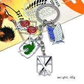 Anime Wings of Freedom Logo Keychain Pendant
