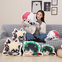 Deku Bakugou Anime Throw Pillow