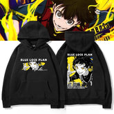 Casual Anime Graphic Print Pullover Hoodie