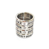 Stainless Steel Diamond Ring