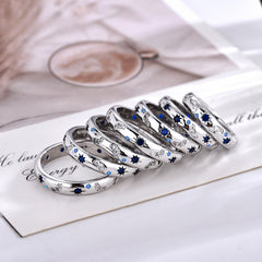 Niche Starry Sky Stars Ring