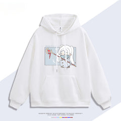 Unisex Anime Graphic Print Loose Hoodie