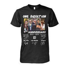 Unisex 1D 15th Anniversary Shirt
