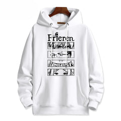 Casual Anime Graphic Printed Hoodie
