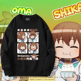 Casual Anime Pattern Crew Neck Sweatshirt