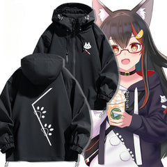 Trendy Game Hooded Zipper Thin Jacket