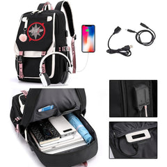 SKZ Compass Printed Backpack