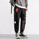 Casual Men's Game Print Black Sweatpants