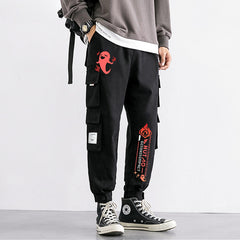 Casual Men's Game Print Black Sweatpants