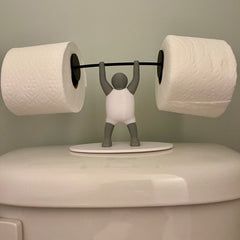 Weightlifter Toilet Paper Holder