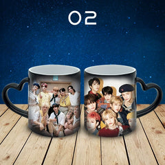 KPOP Pattern Color Changing Mug