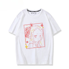 Trendy Anime Print Short Sleeve T-Shirt