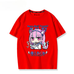 Unisex Vtuber Anime Short-sleeved T-shirt