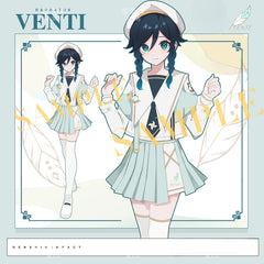Venti Game Cos Jk Uniform Top Skirt Set