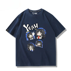 Casual Game Graphic Short-sleeved T-shirt