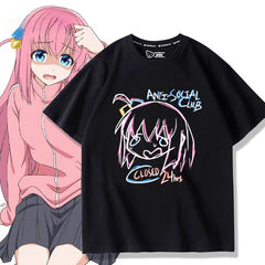 Bocchi Anime Cos Short-sleeved T-shirt