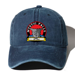 Retro Washed TVD Pattern Baseball Cap