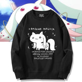 Trendy Girls Anime Crew Neck Sweatshirt