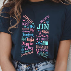 Bangtan Logo Printed Kpop T-Shirt