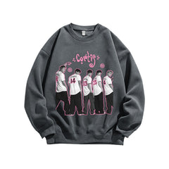 JUHOON SEONGHYEON KEONHO Group Round Neck Sweatshirt