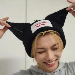 Cute Cat Ears Knitted Hat Beanie