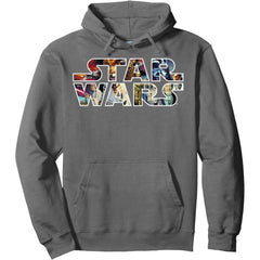 Classic Movie Poster Logo Graphic Pullover Hoodie