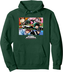 Midoriya Bakugo Uraraka Class 1-A Group Pullover Hoodie