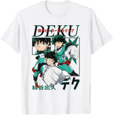 Deku Action Poses Collage Anime T-Shirt