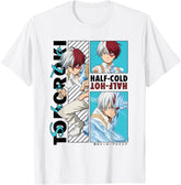 Todoroki Half-Cold Half Hot Anime T-Shirt