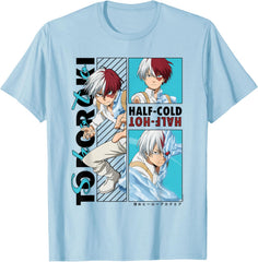 Todoroki Half-Cold Half Hot Anime T-Shirt