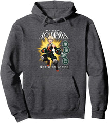Katsuki Bakugo Burst with Icons Pullover Hoodie