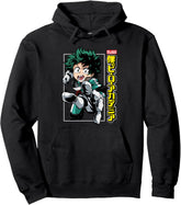 Deku Action Pose Graphic Pullover Hoodie