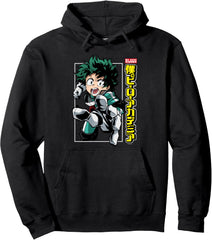 Deku Action Pose Graphic Pullover Hoodie