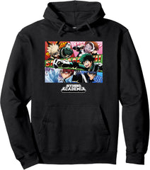 Midoriya Bakugo Uraraka Class 1-A Group Pullover Hoodie