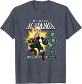 Katsuki Bakugo Burst with Icons Anime T-Shirt