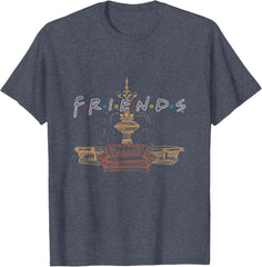 Friends Couch Fountain Graphic T-Shirt