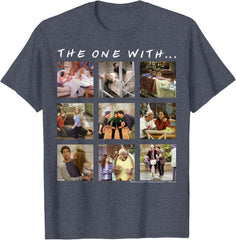 Friends The One with Character Pattern T-Shirt
